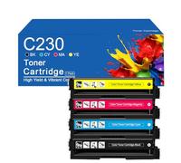 SEMTGJ C230 C235 High Yield Toner Cartridge for XEROX C230/C235 Printer, 006R04383/84/85/86 006R04387/88/89/90 Replacement(no chip),C230-4Color