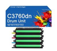 SEMTGJ C3760dn Drum Unit High Yield Replacement TWR5P 331-8434 59J78 for Dell C2660dn C2665dnf C3760n C3760dn C3765dnf Printers, Easy to Install and Use,C3760dn-4Color