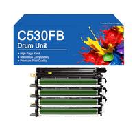 SEMTGJ Compatible IM C530 Drum Units High Yield Replacement for Ricoh IM C530FB Printer with Chip,C530FB-4Color