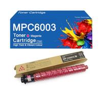 SEMTGJ MPC6003 Toner Cartridges High Yield Replacement for Ricoh MP C3003 C3503 C4503 C5503 C6003 Printers with Chip, Unleash High-Definition Printing,MPC6003-M