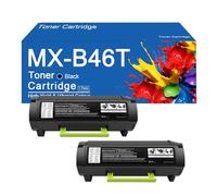SEMTGJ MX-B46T Toner Cartridge Replacement MX-B46T MXB46 Toner for Sharp MX-B467F B467MF MX-B467P Printers,MXB46-2Set