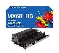 SEMTGJ MX601HB Waste Toner Container Box Replacement for Sharp MX-2651 MX-3051 MX-3071 MX-3551 MX-3571 MX-5071 Printers, High Yield 50000 Pages,MX601HB-1Set