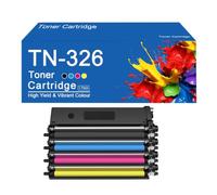 SEMTGJ TN-326 Toner Cartridge Compatible TN-326BK/C/M/Y Toner | Replacement for Brother HL-L8250CDN L8350CDW MFC-L8600CDW DCP-L8400CDN Printer,TN326-4Color