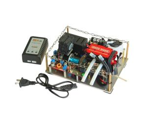 SEMTO ST-NF2 L2 DIY Miniature Gasoline Engine Model with 12V DC Generator, One-Key Electric Start, CDI Ignition and Charging Module Science Educational STEM for Engineering