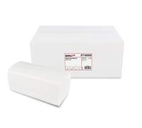 Semy Top Hand Towels, 2-Ply, Double Pack of 4800, White, ZZ/V Fold