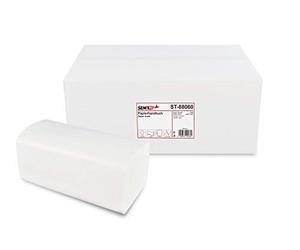 Semy Top Hand Towels, 2-Ply, Double Pack of 4800, White, ZZ/V Fold