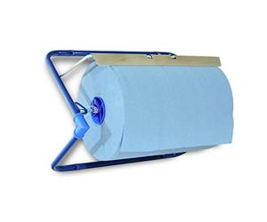 SemyTop ST-88522 Kitchen Roll Dispenser, Wall Mounted, Metal, Blue, 48 cm x 25.5 cm x 6.5 cm