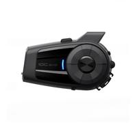 Sena Adult 10C EVO Motorcycle Bluetooth Communication/4K Camera Headset, Black, Single Pack w/HD Speakers