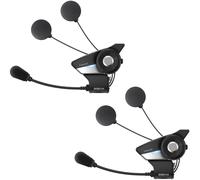 Sena 20S Evo HD Bluetooth Communication System Double Pack, black, One size