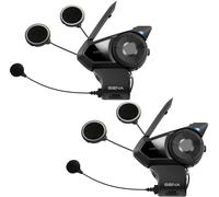 Sena 30K HD Bluetooth Communication System Double Pack, black, One size