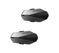Sena APEX Plus Motorcycle Bluetooth Intercom Communication Headset, Dual | 4-way Bluetooth Intercom, HD Speakers, 2x Batteries, Dual Battery Charging Dock, IPX7 Waterproof, and Customizable Faceplates