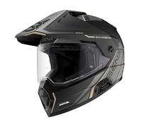 Sena OUTLANDER Dual Sport Bluetooth Smart Motorcycle Helmet with Sound by Harman Kardon, and Mesh and Wave Intercom Communication (Matte Black, M)