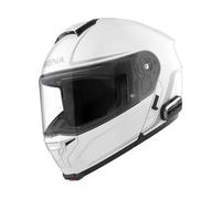 Sena OUTRUSH 2 Modular Smart Motorcycle Helmet with Bluetooth Connectivity and Mesh Intercom Communication (Gloss White, M)