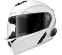 Sena Outrush R Bluetooth Modular Motorcycle Helmet with Intercom System (Gloss White, S)