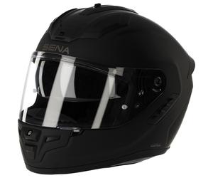 Sena Phantom Mesh Intercom Motorcycle Motorbike Helmet - Matt Black