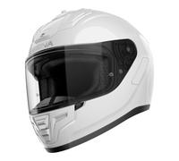 Sena Phantom Unplugged Premium Full-Face Motorcycle Helmet with Fiberglass Composite Shell, Communications-ready (Gloss White, L)