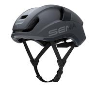 Sena S Mesh Intercom Smart Road Cycling Helmet (Matte Gray, Medium)