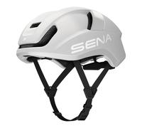 Sena S Mesh Intercom Smart Road Cycling Helmet (Matte White, Medium)