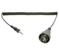 Sena SM10 3.5mm Stereo Jack to 5 pin DIN Cable for 1980-later Honda Goldwing, black, One size