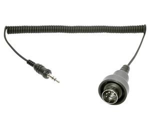 Sena SM10 3.5mm Stereo Jack to 5 pin DIN Cable for 1980-later Honda Goldwing, black, One size