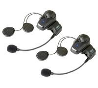 Sena SMH10 Bluetooth Headset Double Pack, black, One size