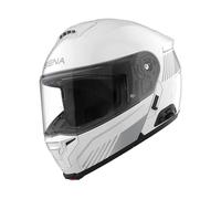 Sena SPECTER Modular Smart Communication Motorcycle Helmet with Mesh Intercom, 2nd Gen SOUND by Harmon Kardon, DuPont Kevlar Shell (Gloss White, XXL)