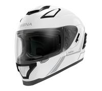 Sena Stryker Full Face Smart Helmet with Integrated Mesh and Bluetooth Communications, LED Taillight, and SOUND by Harman Kardon (Gloss White, L)