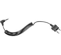 Sena TUFFTALK-A0117 2-Way Radio Cable with Straight Type for Midland or Icom Twin-Pin Connector - Black