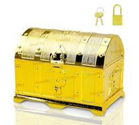 SenaiMy Multifunction Treasure Chest - Adventurous Pirate Treasure Box for Storage, Decorating, Gift - Plastic, 14 * 9.4 * 9.5cm