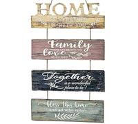 Señal De Bendición De La Puerta, Bendición | Placas De Puerta Decorativas De Cuatro Piezas | Arte Colgable, Accesorios De Decoración Del Hogar Para Festivals, Anive