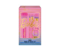 Sence Barbie Makeup Brushes, 4 Piece Brush Set for Foundation, Powder, Eyeshadow & Contour - Pink, Cruelty Free - Beauty Gift for Women, Girls & Teens (4 Brushes)