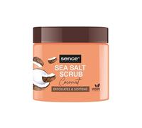 Sence Body Scrub Coconut, Sea Salt Scrub, Coconut, Vegan with Tropical Touch, Jojoba Oil & Vitamin E, Coconut Oil Cosmetic Peeling, Beauty Skincare, Coconut Oil Natural Body Scrub, 1 x 500 ml