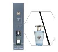 Sences 1000ml Reed Diffuser Cashmere & Silk with 55cm Reeds, Perfume Bottle Design, Long-Lasting Scent, Gift Boxed