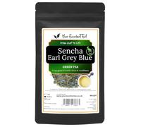 Sencha Earl Grey Blue Loose Leaf Green Tea with Bergamot & Cornflower, 250g