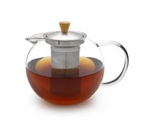 Sencha, Teapot, 1.3 l, Stainless Steel Sieve Insert, Borosilicate, Glass Lid