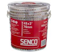 Senco 08F300Y DuraSpin #8 x 3-inch, Wood to Wood Collated Screw, 800 Ct.