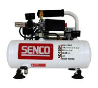 Senco AC4504 Low Noise Compressor, Oil Less Compressor Suitable for All Interior Jobs