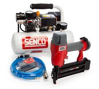 SENCO AFN0024 Low Noise Air Compressor - 58 dB Ultra Quiet, 4L Tank, 0.37HP Oil-Free 240V AC4504 Portable Compressor for Picture Framing, Upholstery, Gardening & DIY Tasks