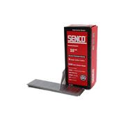 SENCO AX13EAAP 1.2x38mm Galvanised Brad Nails - 18 Gauge - Smooth Shank - Sharp Chisel Point - Medium Head - 0° Glue-Collated Carbon Steel - 5000-Pack for Trim - Cabinets & DIY Projects