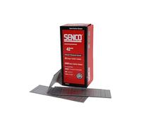 SENCO AX19EAAP 1.2x45mm Galvanised Brad Nails - 18 Gauge - Smooth Shank - Sharp Chisel Point - Medium Head - 0° Glue-Collated Carbon Steel - 5000-Pack for Trim - Cabinets & DIY Projects