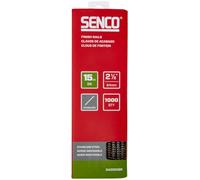 SENCO DA25EGBR 2-1/2" 15 Gauge Angled Finish Nails, Stainless Steel Finish 1,000 Count Pack