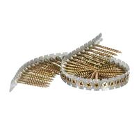 Senco DuraSpin® 4.2 x 25mm Yellow Zinc Collated Flooring / Wood Screws - Pack of 1000