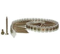 Senco 45F75MY DuraSpin Collated Screws Flooring / Wood SQ2 4.5 x 75mm Pack of 1,000