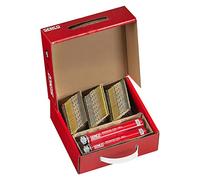 SENCO G&N Ring Shank Nails 12MU Pack, 3.1 × 75mm Size, Supplied in a Box of 2,200, Suitable for Fastening Applications Using Compatible Pneumatic Nailing Systems.
