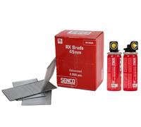 Senco RX19EAA-FC 16-Gauge G&N Pack Straight Brad Galv 45Mm Box 2000