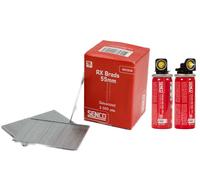 Senco RX23EAA-FC 16-Gauge G&N Pack Straight Brad Galv 55Mm Box 2000