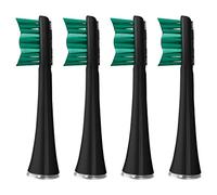 SENCOR SOX 004BK Heads with SENCOR SOC 1x, SOC 2x and SOC 3x Compatible Toothbrushes - 4 Pieces in 1 Packaging - Black