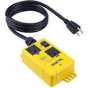 SENCTRL Automatic Vacuum Switch with 5 Ft Power Cord Allow Power Tool/Table Saw To Turn Vac Cleaner/Accessory On And Off Automatically, On Delay Prevent Circuit Overload, Shop Dust Collector Off Delay