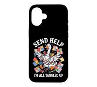 Send Help Im All Tangled Up Case for iPhone 16