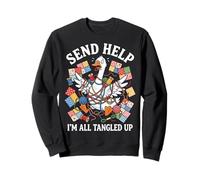 Send Help Im All Tangled Up Sweatshirt